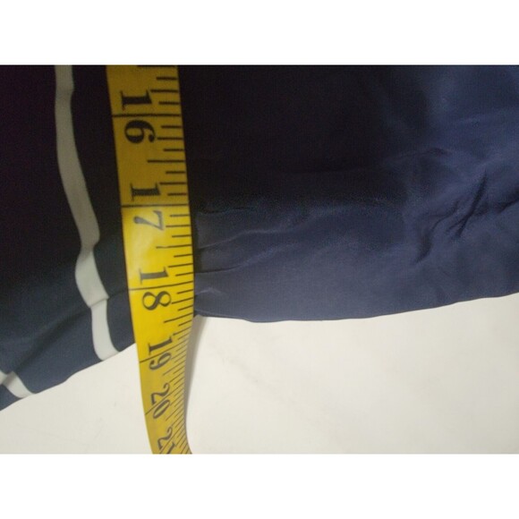 Women Vince Camuto Blue White Stripe Dress Plus 20 Drawstring Waist - Picture 5 of 6